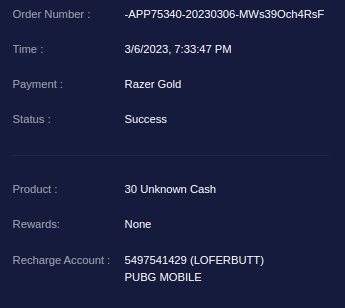 PUBG Free UC Giveaway Proof 6th March 2023